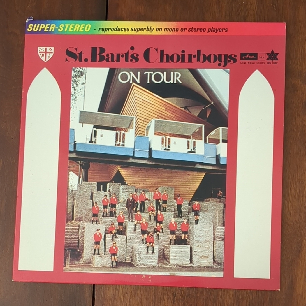 1967 Centennial St. Bart's Choirboys On Tour Record Album
